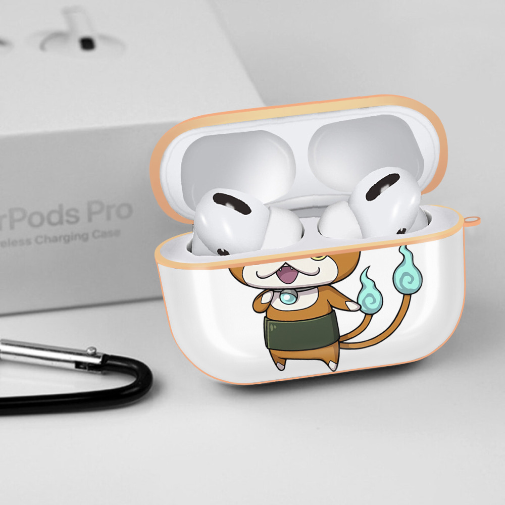 妖怪ウォッチ Yo-kai Watch 【AirPods Pro用】ハードシェル保護ケース｜耐衝撃・防指紋・カラビナ付き商品仕様