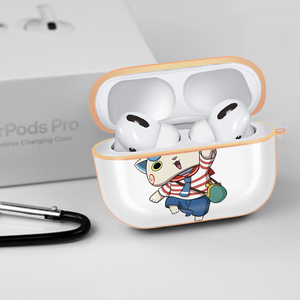 妖怪ウォッチ Yo-kai Watch 【AirPods Pro用】ハードシェル保護ケース｜耐衝撃・防指紋・カラビナ付き商品仕様