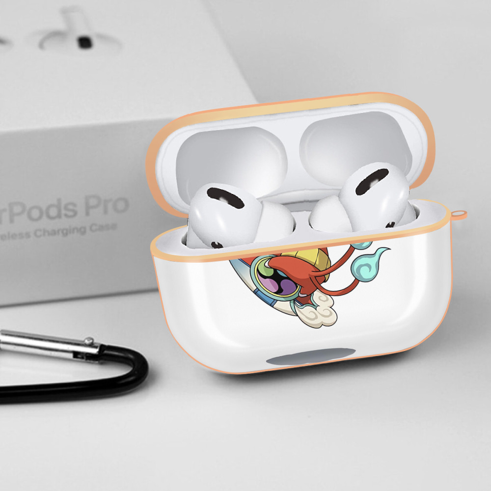 妖怪ウォッチ Yo-kai Watch 【AirPods Pro用】ハードシェル保護ケース｜耐衝撃・防指紋・カラビナ付き商品仕様