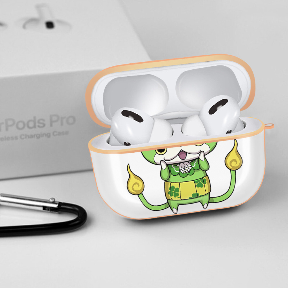 妖怪ウォッチ Yo-kai Watch 【AirPods Pro用】ハードシェル保護ケース｜耐衝撃・防指紋・カラビナ付き商品仕様