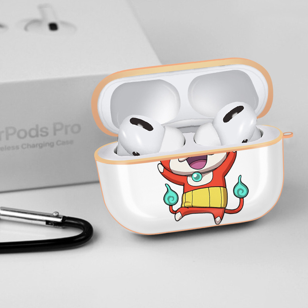 妖怪ウォッチ Yo-kai Watch 【AirPods Pro用】ハードシェル保護ケース｜耐衝撃・防指紋・カラビナ付き商品仕様