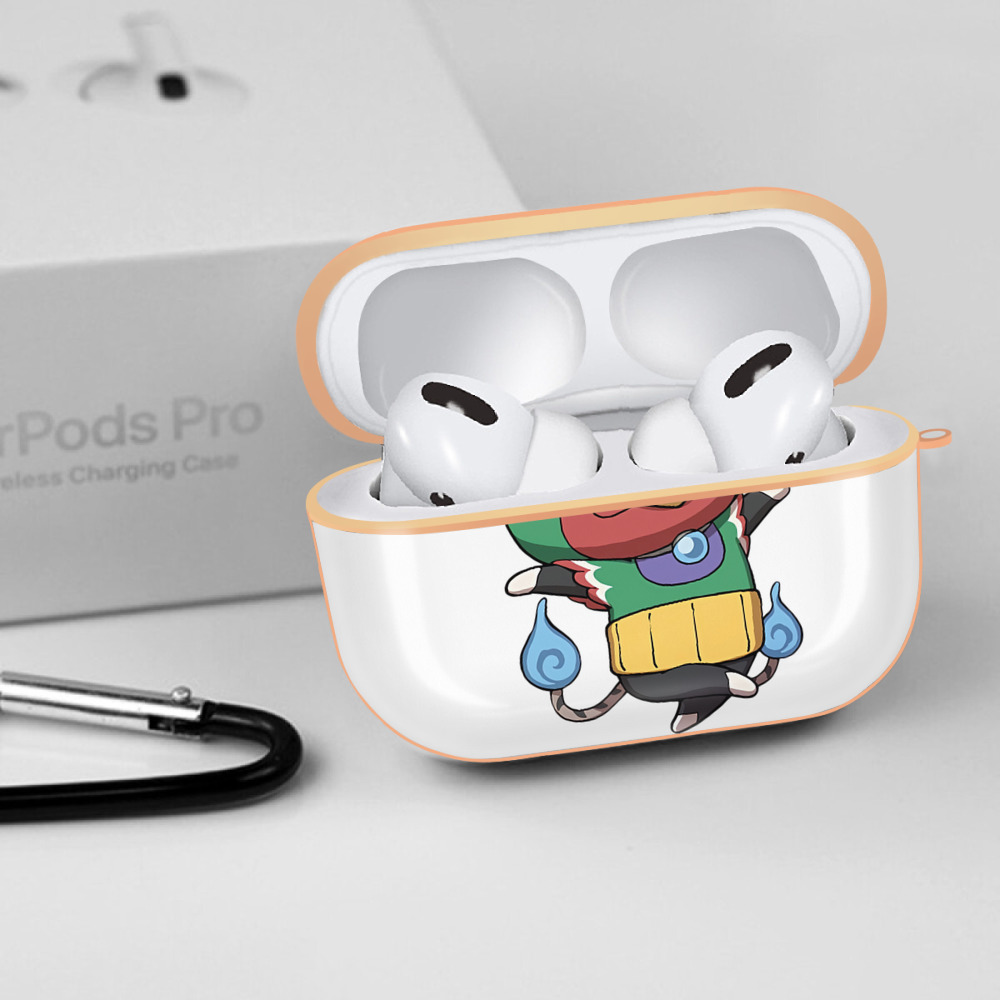 妖怪ウォッチ Yo-kai Watch 【AirPods Pro用】ハードシェル保護ケース｜耐衝撃・防指紋・カラビナ付き商品仕様