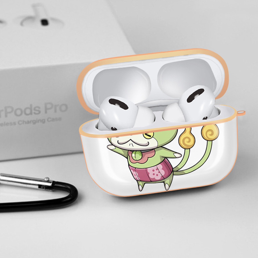 妖怪ウォッチ Yo-kai Watch 【AirPods Pro用】ハードシェル保護ケース｜耐衝撃・防指紋・カラビナ付き商品仕様