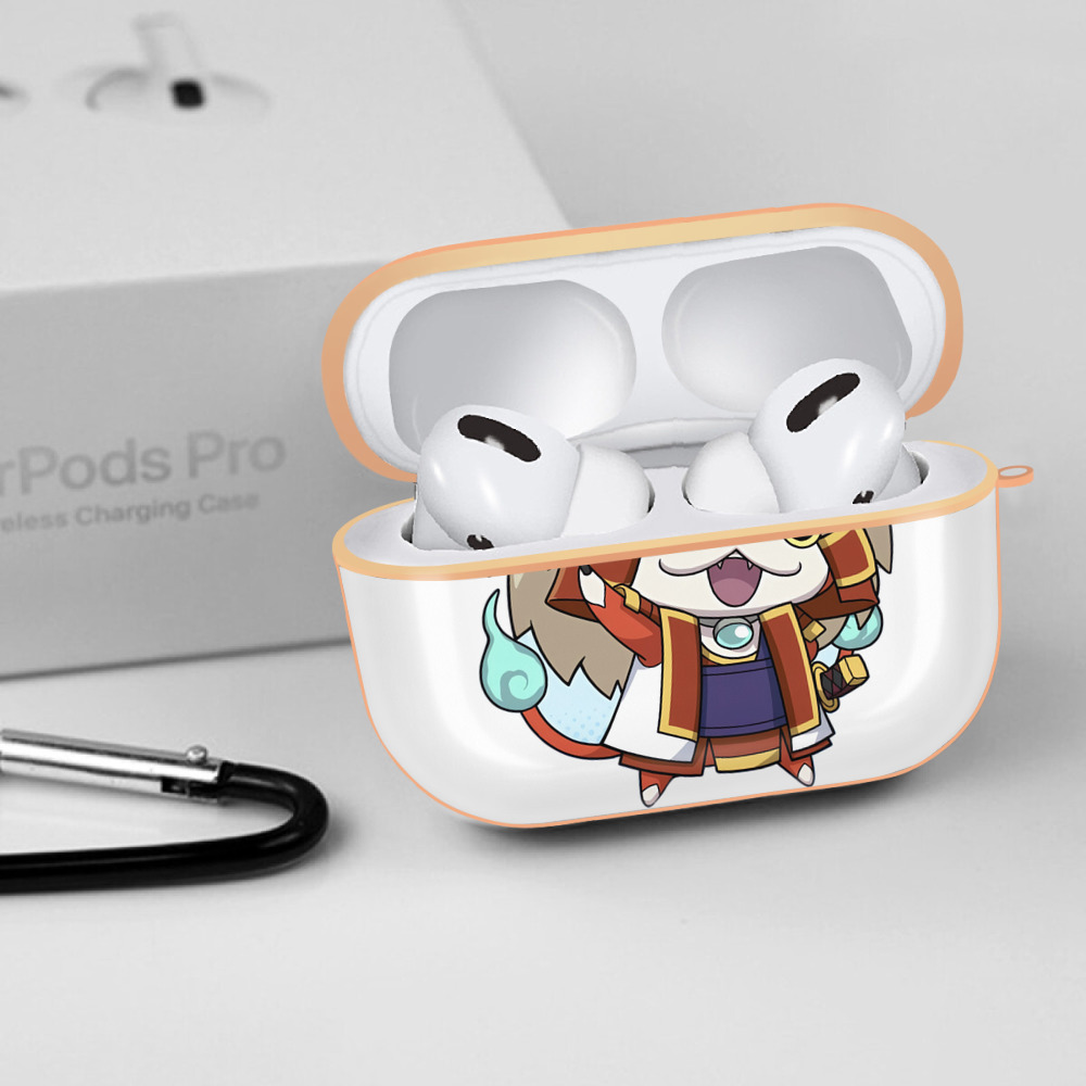 妖怪ウォッチ Yo-kai Watch 【AirPods Pro用】ハードシェル保護ケース｜耐衝撃・防指紋・カラビナ付き商品仕様