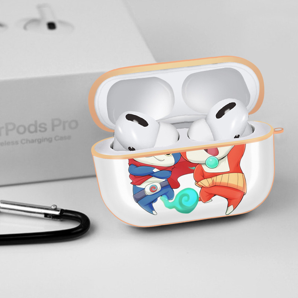 妖怪ウォッチ Yo-kai Watch 【AirPods Pro用】ハードシェル保護ケース｜耐衝撃・防指紋・カラビナ付き商品仕様