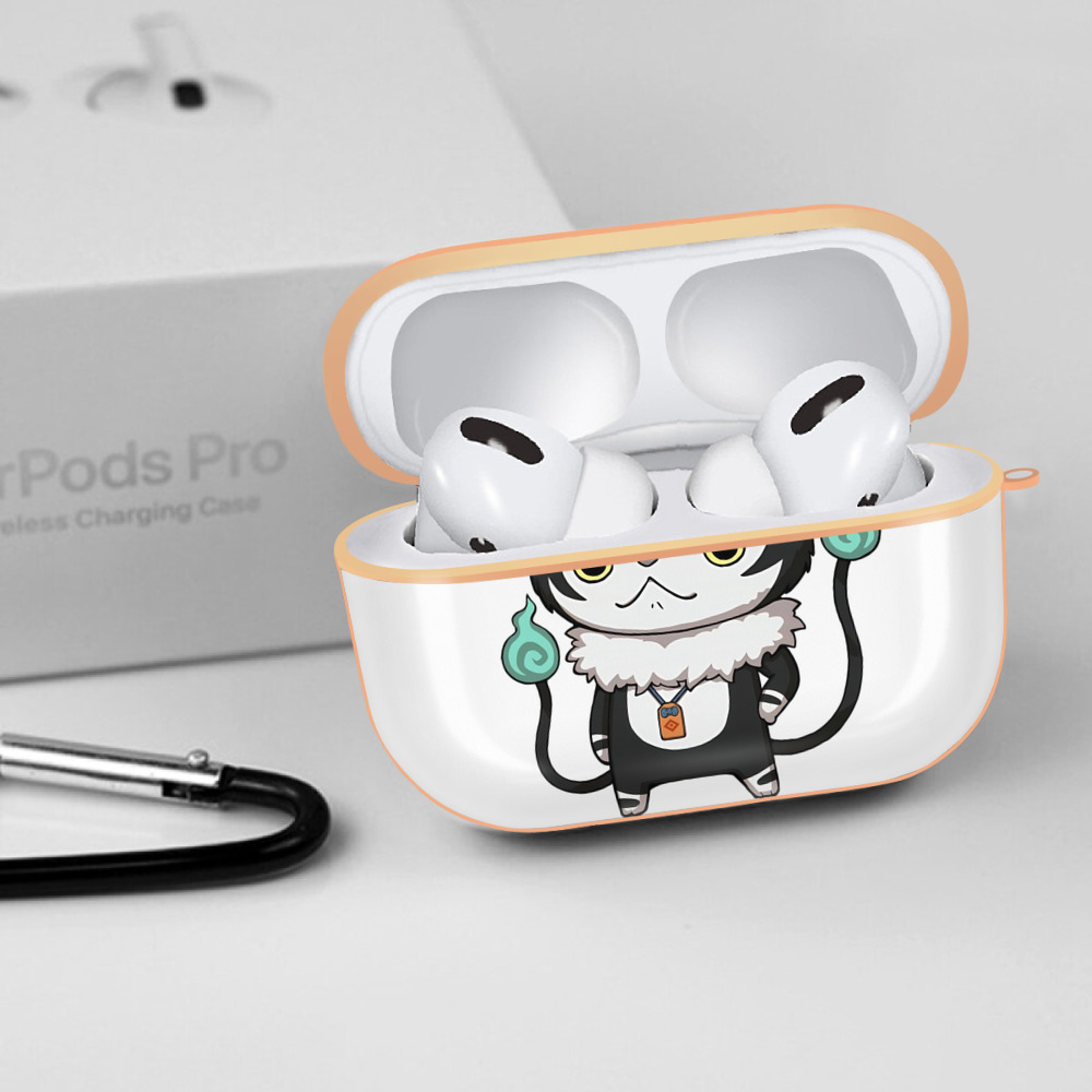妖怪ウォッチ Yo-kai Watch 【AirPods Pro用】ハードシェル保護ケース｜耐衝撃・防指紋・カラビナ付き商品仕様