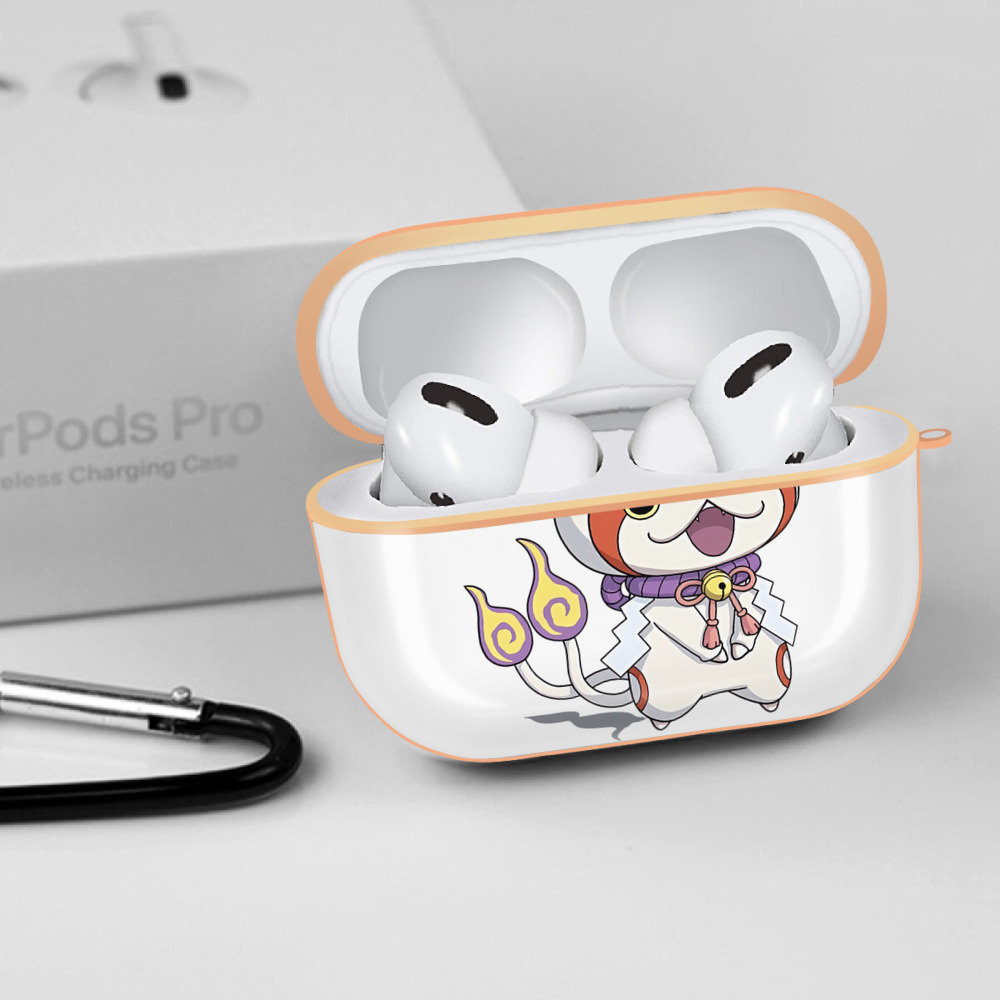 妖怪ウォッチ Yo-kai Watch 【AirPods Pro用】ハードシェル保護ケース｜耐衝撃・防指紋・カラビナ付き商品仕様