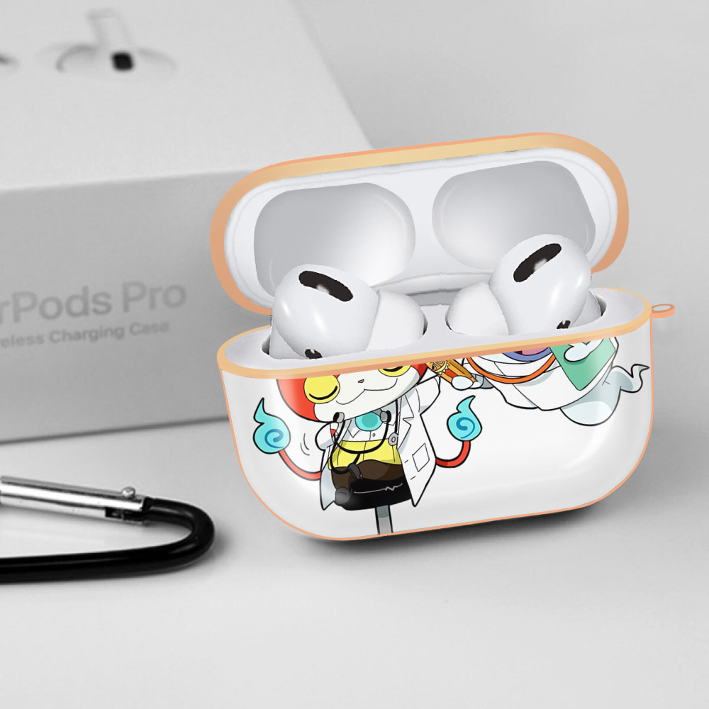 妖怪ウォッチ Yo-kai Watch 【AirPods Pro用】ハードシェル保護ケース｜耐衝撃・防指紋・カラビナ付き商品仕様