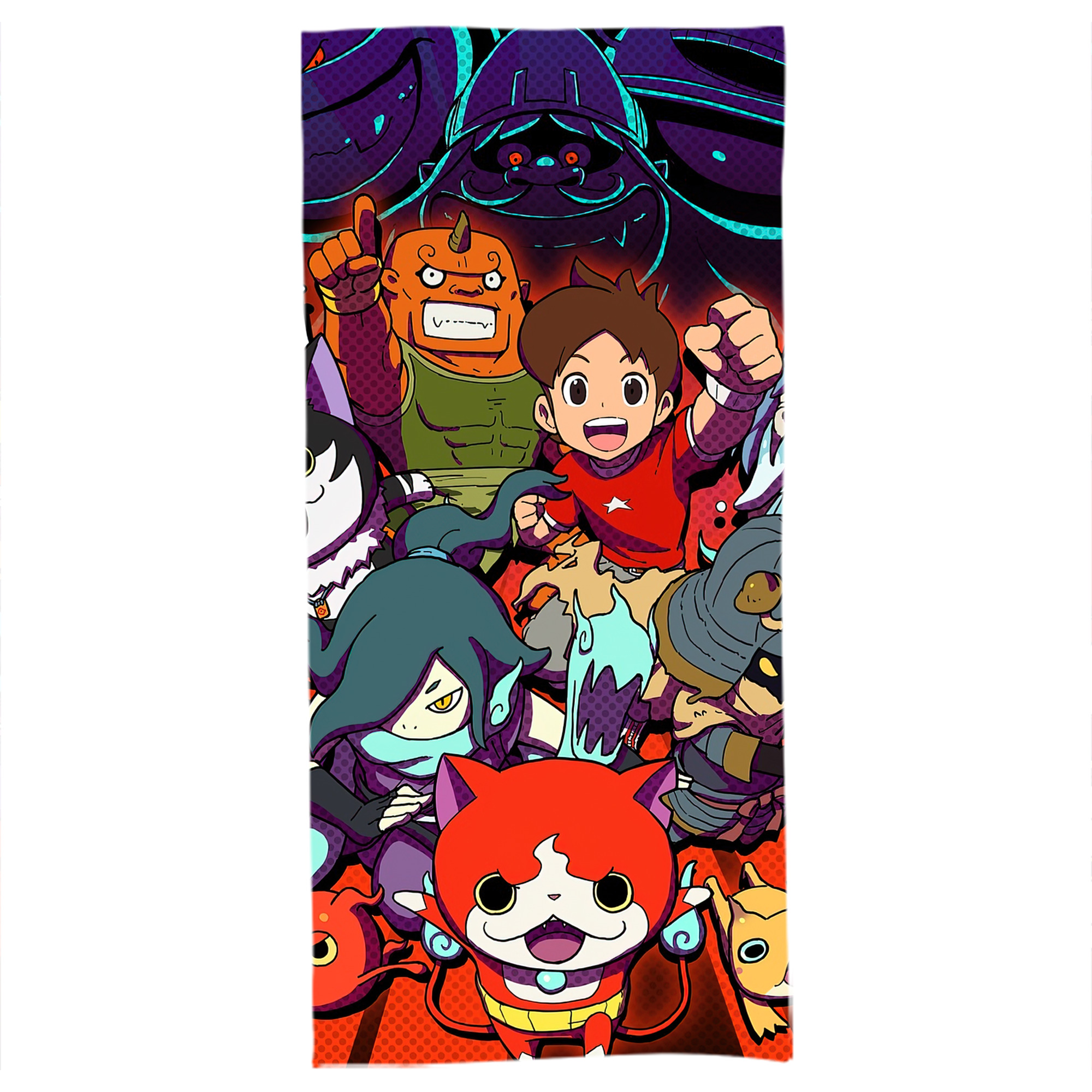 （画像用） 妖怪ウォッチ Yo-kai Watch 大判バスタオル 70×140cm 吸水速乾 柔らかい肌触り