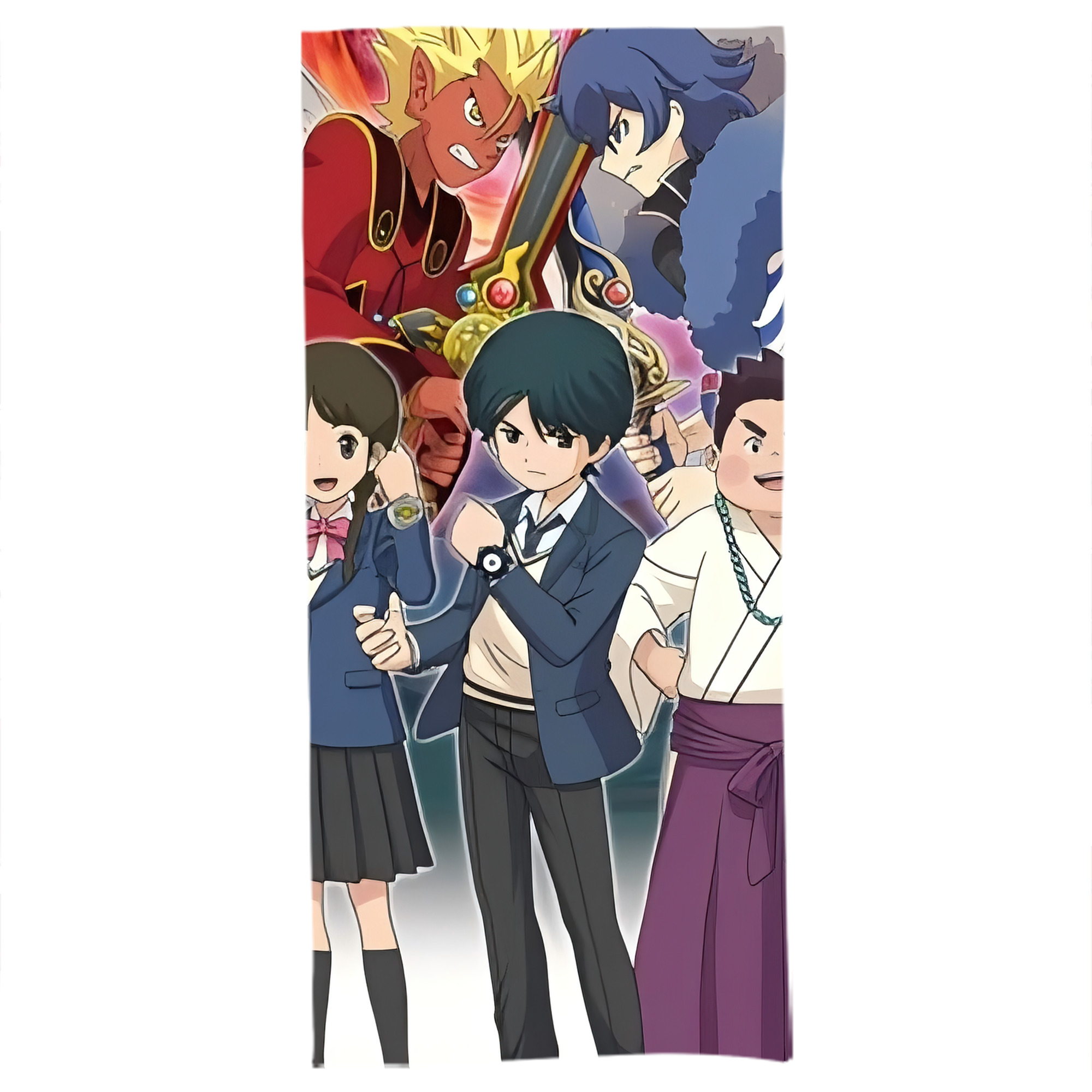 （画像用） 妖怪ウォッチ Yo-kai Watch 大判バスタオル 70×140cm 吸水速乾 柔らかい肌触り