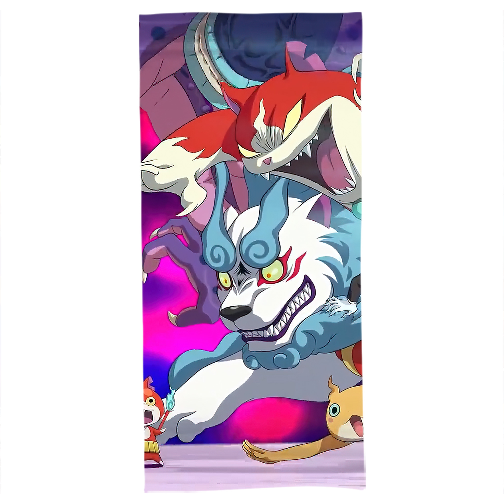 （画像用） 妖怪ウォッチ Yo-kai Watch 大判バスタオル 70×140cm 吸水速乾 柔らかい肌触り