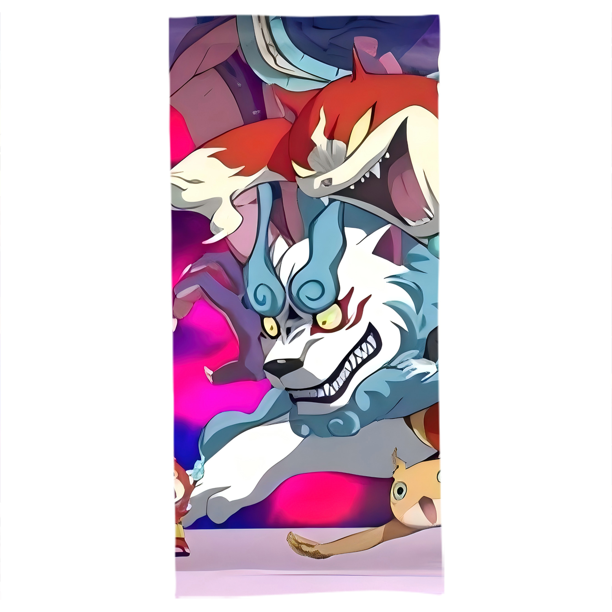 （画像用） 妖怪ウォッチ Yo-kai Watch 大判バスタオル 70×140cm 吸水速乾 柔らかい肌触り