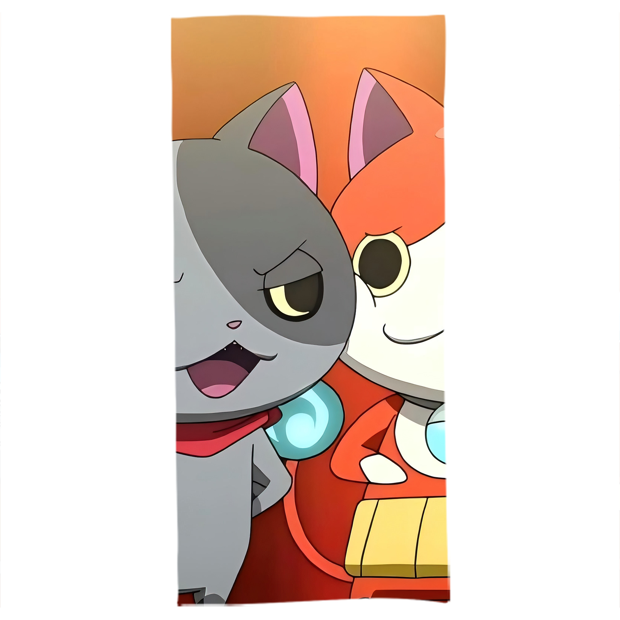 （画像用） 妖怪ウォッチ Yo-kai Watch 大判バスタオル 70×140cm 吸水速乾 柔らかい肌触り