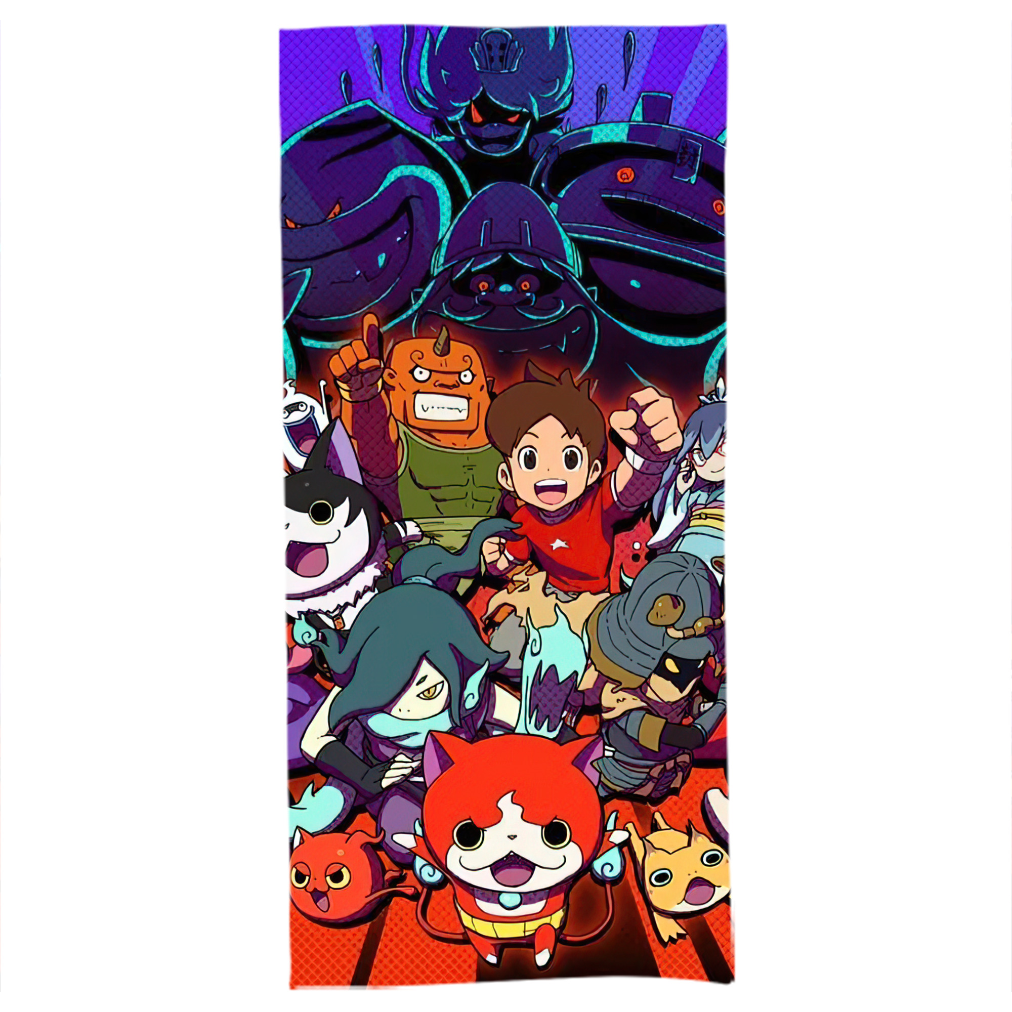 （画像用） 妖怪ウォッチ Yo-kai Watch 大判バスタオル 70×140cm 吸水速乾 柔らかい肌触り