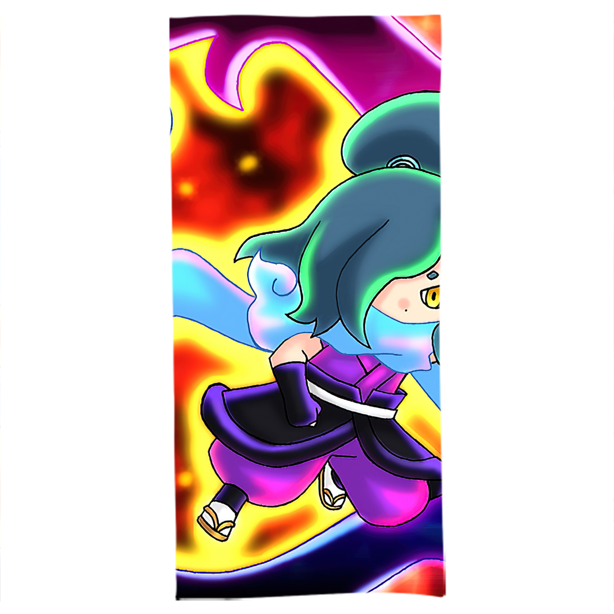 （画像用） 妖怪ウォッチ Yo-kai Watch 大判バスタオル 70×140cm 吸水速乾 柔らかい肌触り