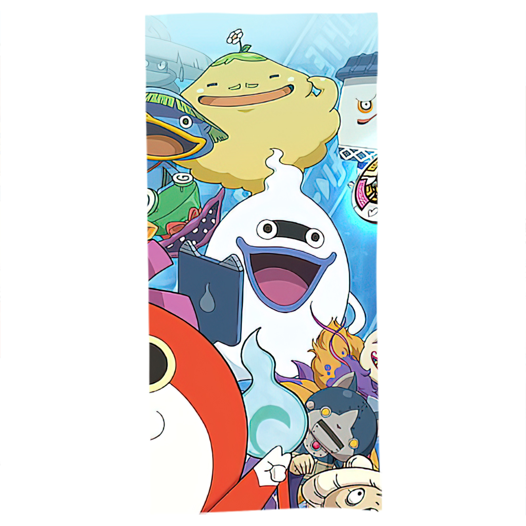 （画像用） 妖怪ウォッチ Yo-kai Watch 大判バスタオル 70×140cm 吸水速乾 柔らかい肌触り