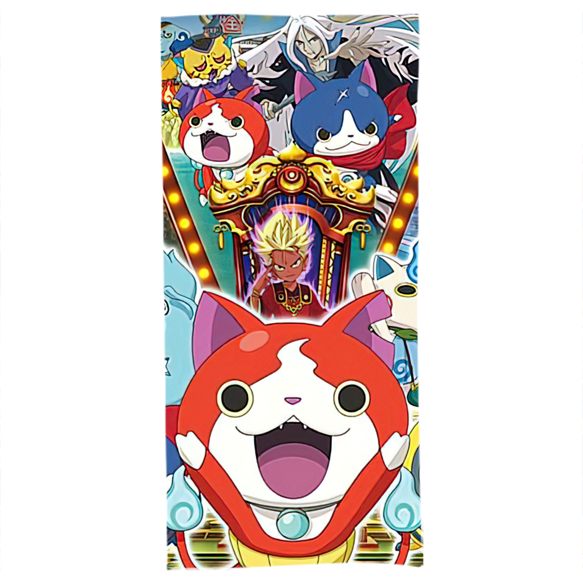 （画像用） 妖怪ウォッチ Yo-kai Watch 大判バスタオル 70×140cm 吸水速乾 柔らかい肌触り