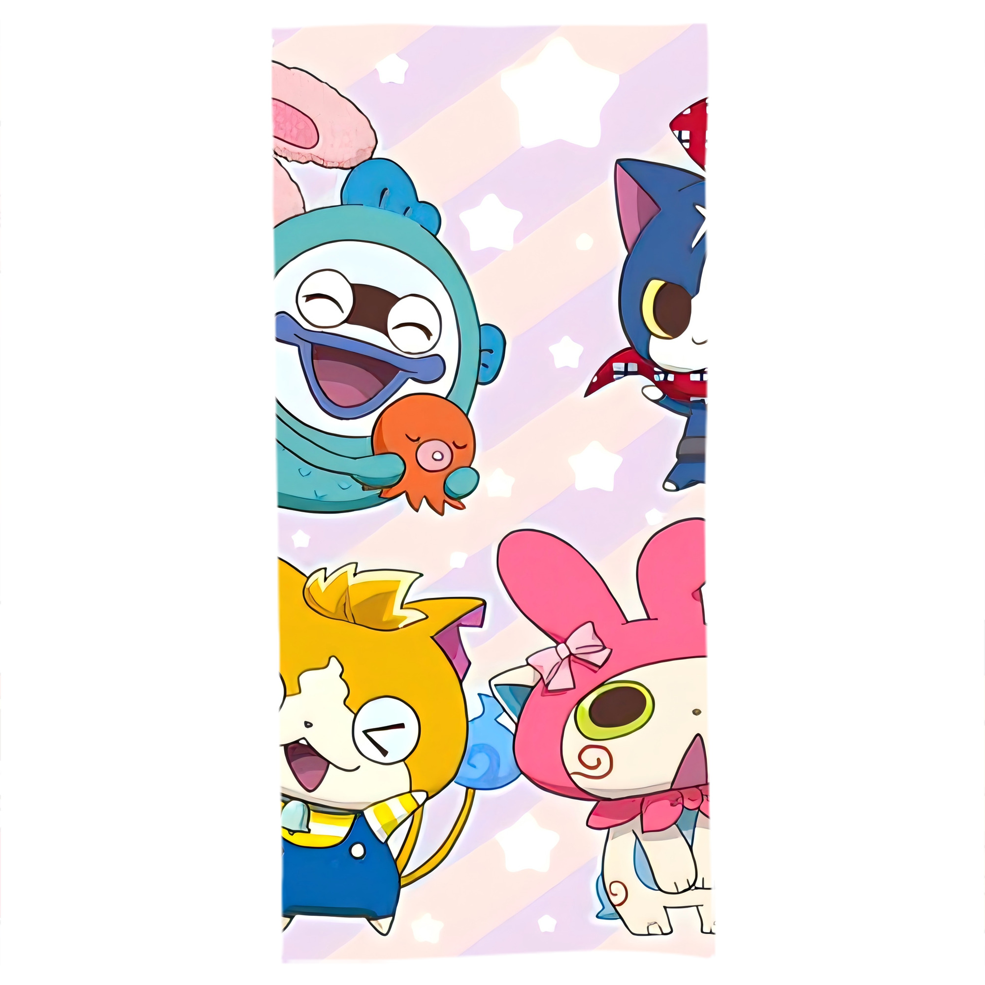 （画像用） 妖怪ウォッチ Yo-kai Watch 大判バスタオル 70×140cm 吸水速乾 柔らかい肌触り