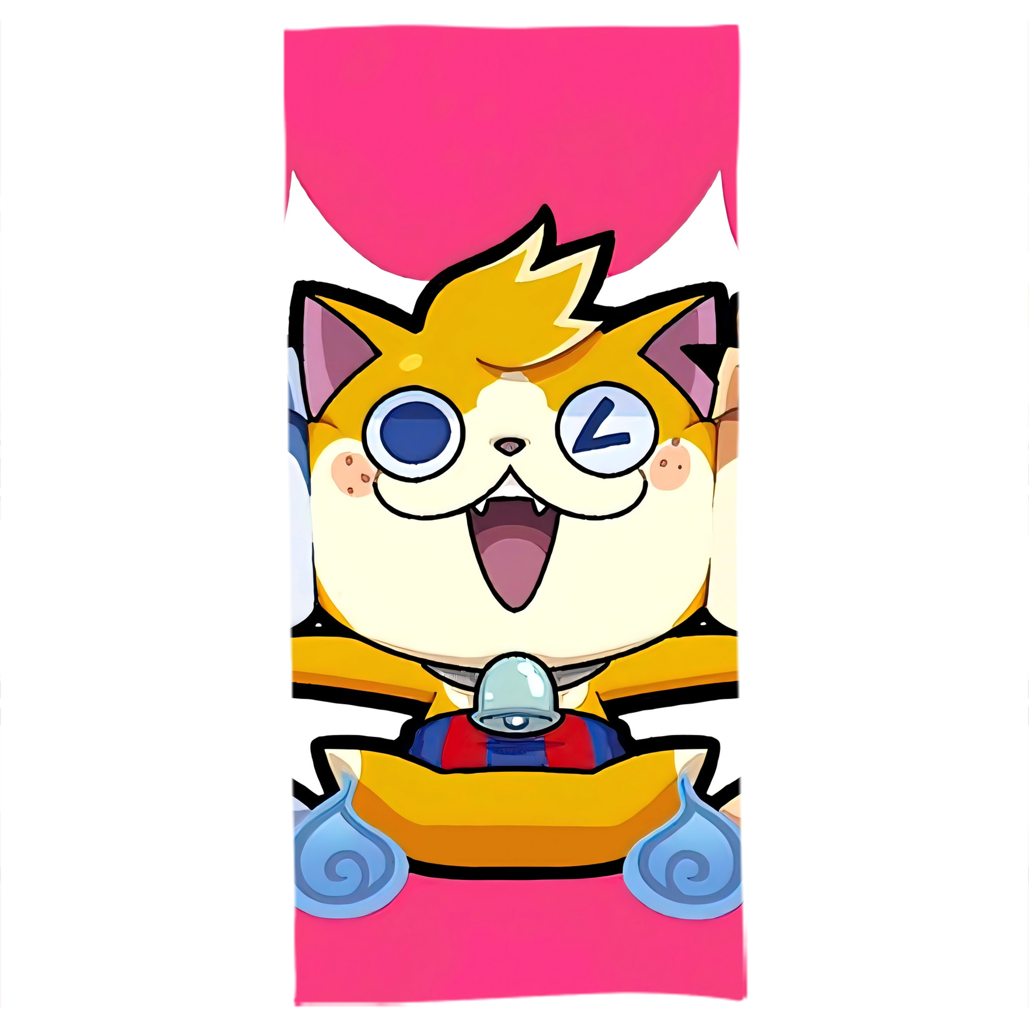 （画像用） 妖怪ウォッチ Yo-kai Watch 大判バスタオル 70×140cm 吸水速乾 柔らかい肌触り