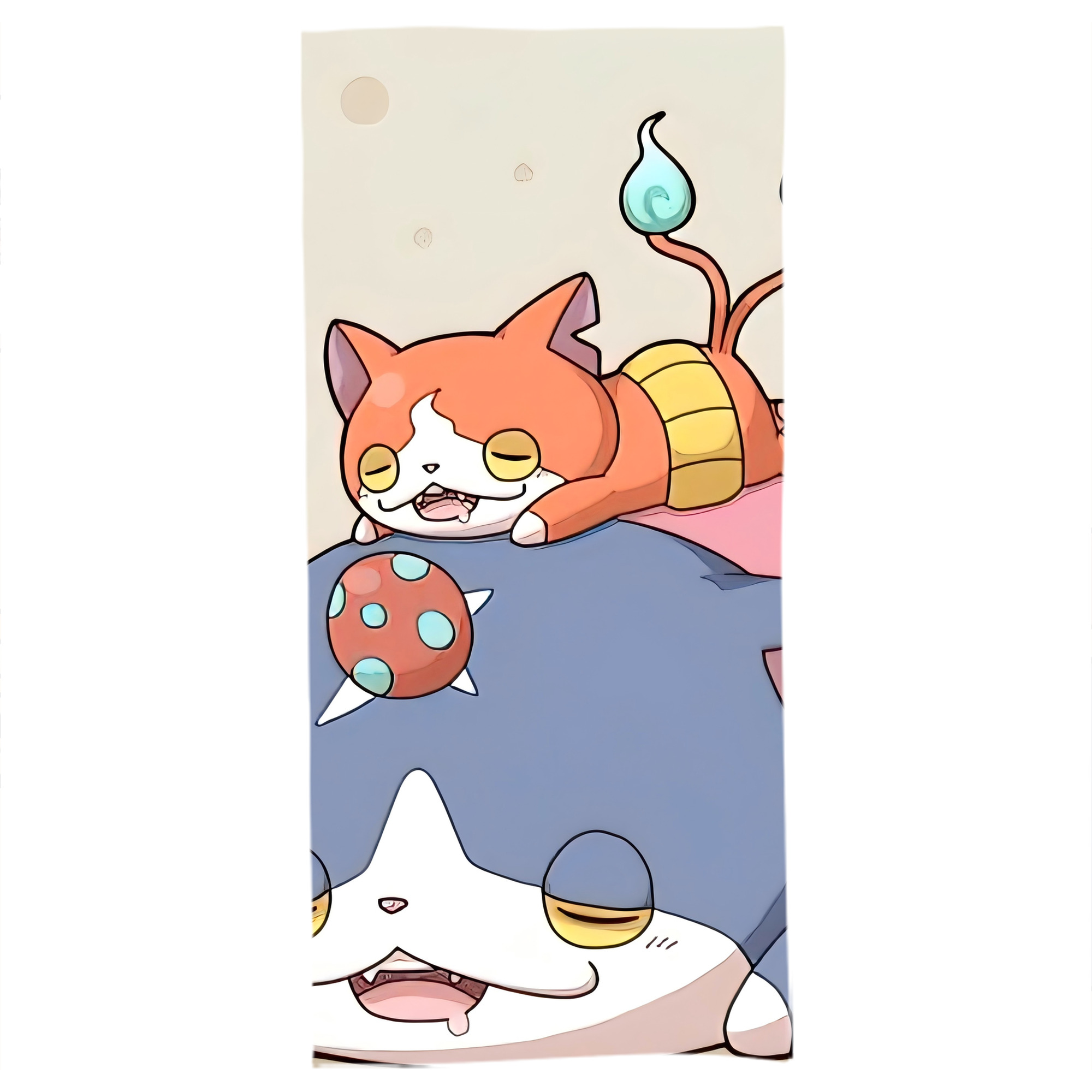 （画像用） 妖怪ウォッチ Yo-kai Watch 大判バスタオル 70×140cm 吸水速乾 柔らかい肌触り
