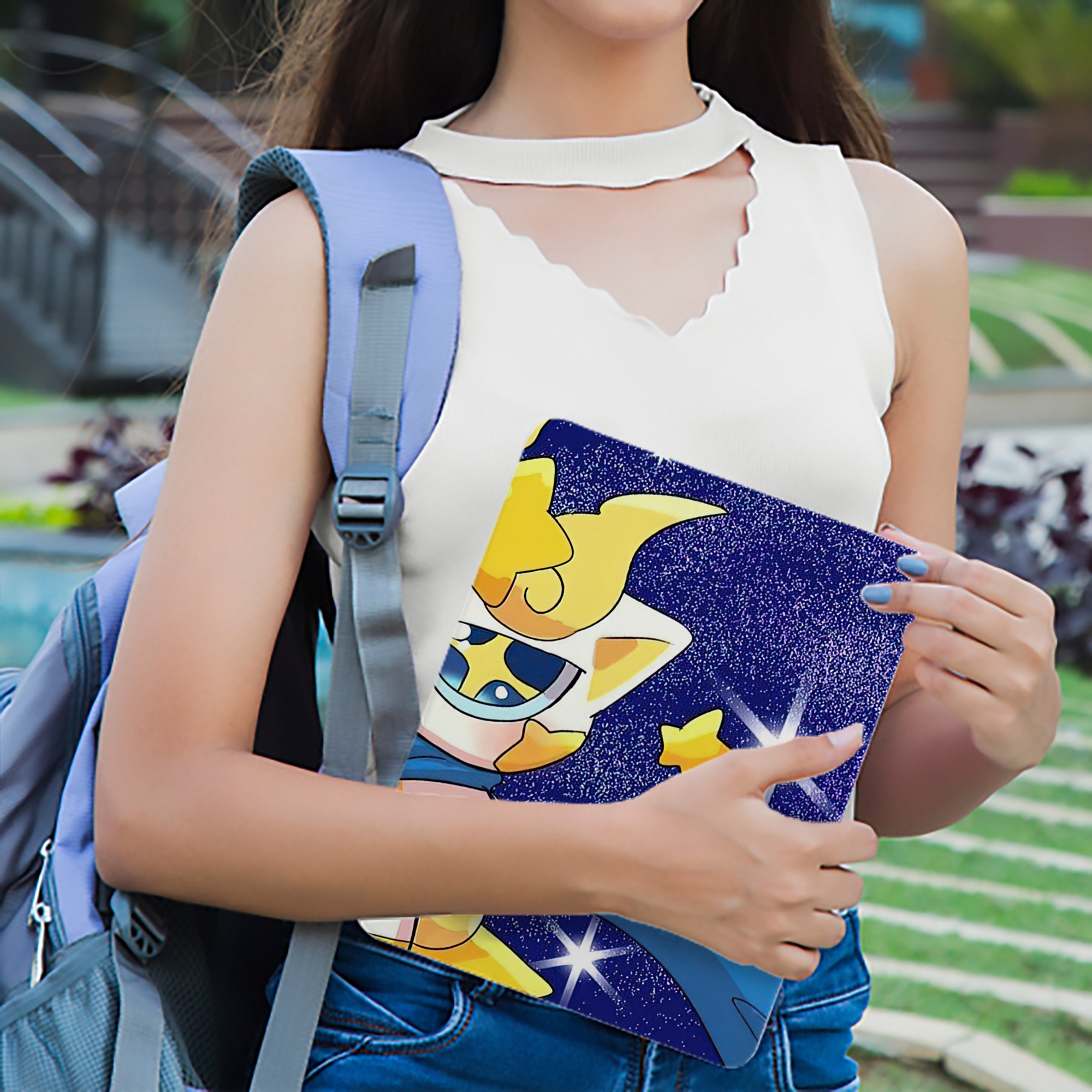 妖怪ウォッチ Yo-kai Watch IPad ケース ブック型 PUレザー TPU 耐衝撃 軽量 薄型 ペン収納なし 全面保護 IPad 各モデル対応