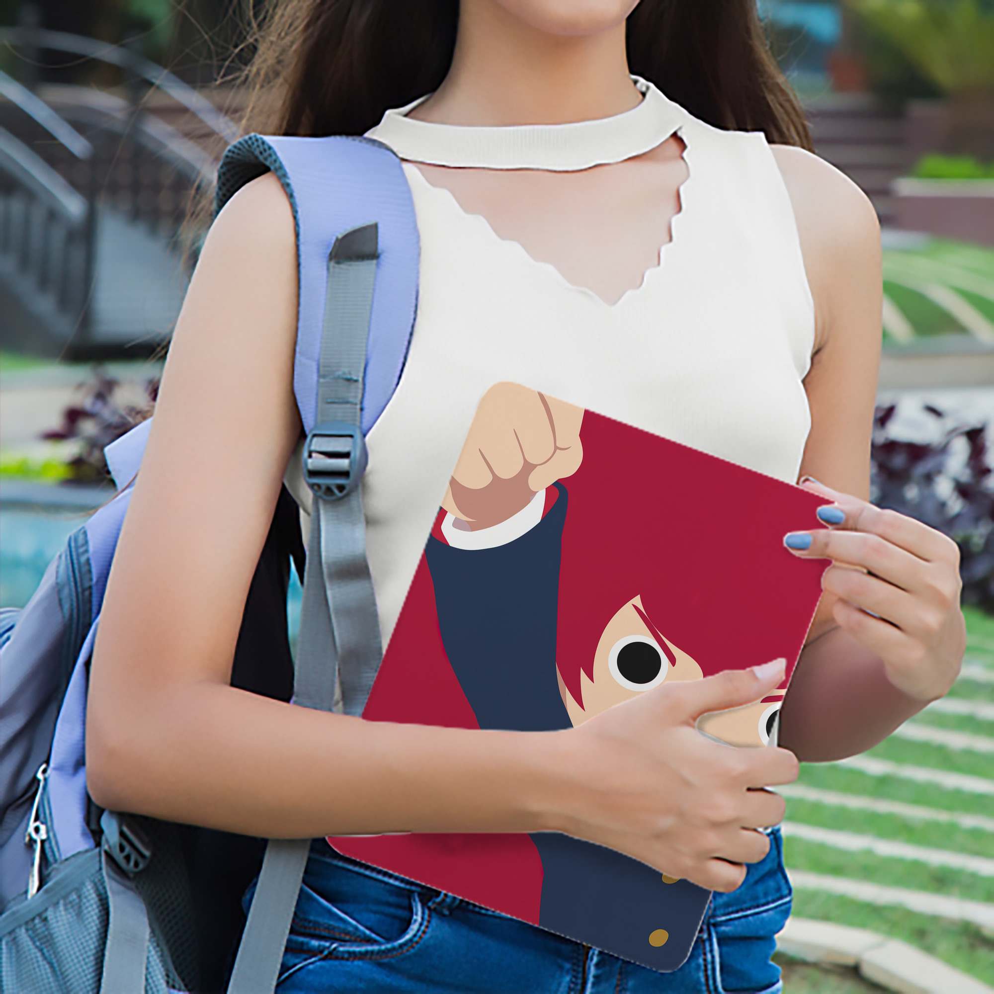 妖怪ウォッチ Yo-kai Watch IPad ケース ブック型 PUレザー TPU 耐衝撃 軽量 薄型 ペン収納なし 全面保護 IPad 各モデル対応