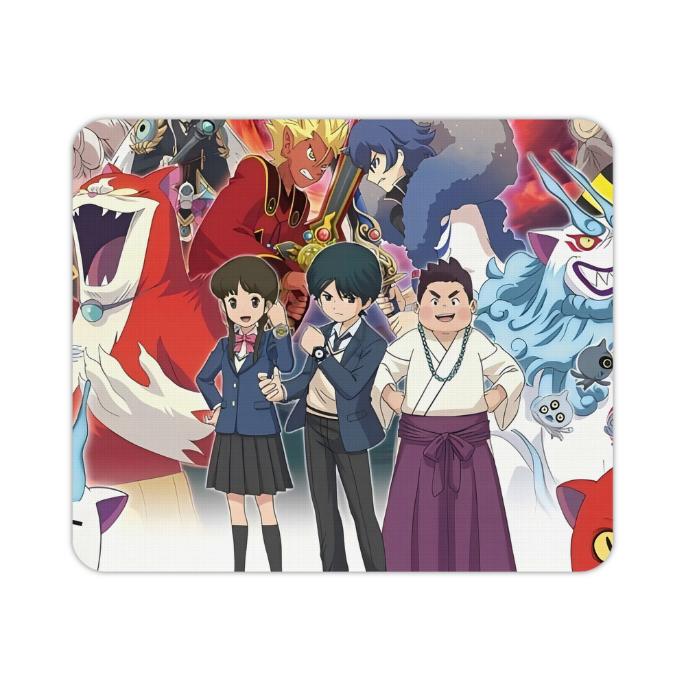（画像用） 妖怪ウォッチ Yo-kai Watch マウスパッド ステッチ加工 ラバー素材 防水 滑り止め 超薄型 ゲーミング/オフィス対応