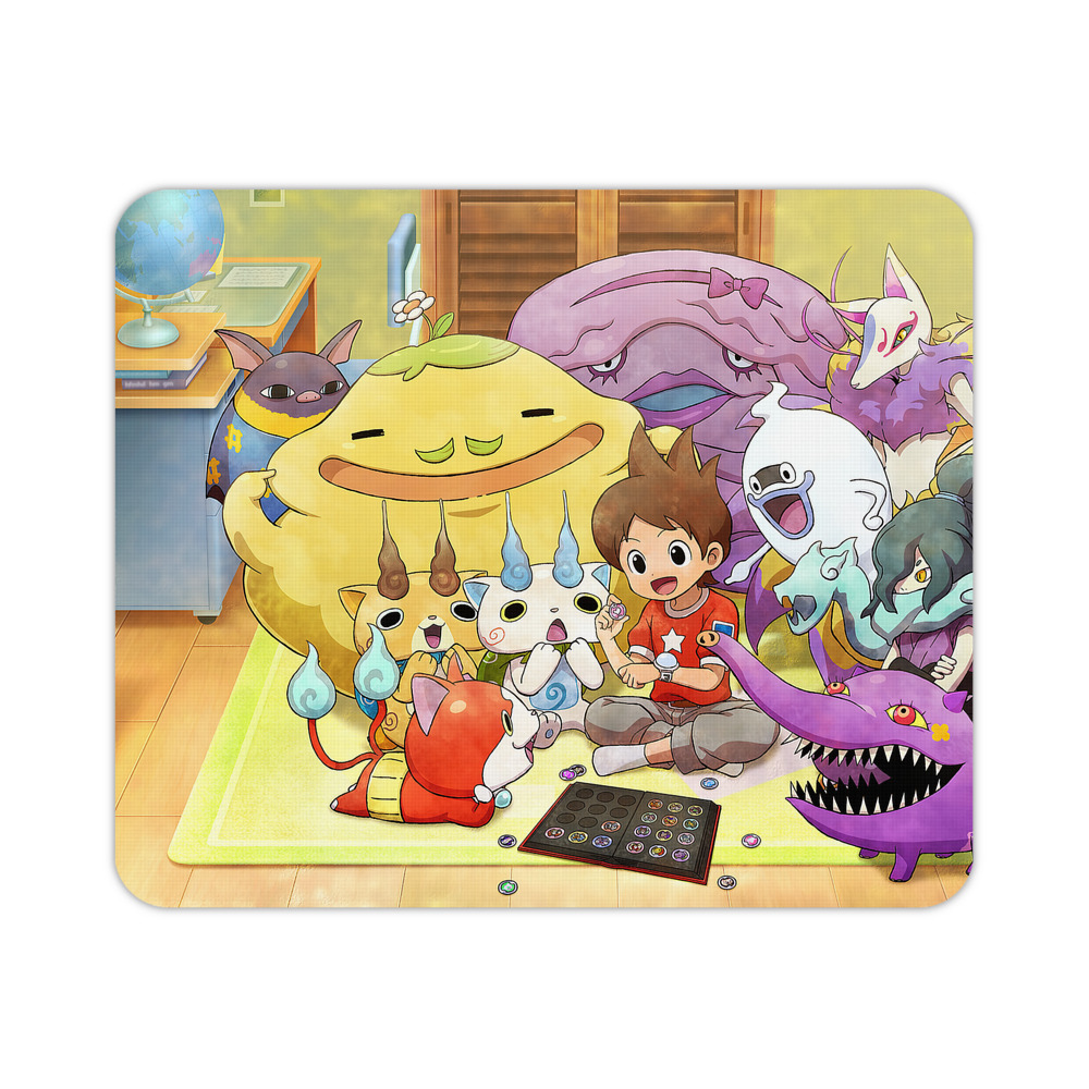 （画像用） 妖怪ウォッチ Yo-kai Watch マウスパッド ステッチ加工 ラバー素材 防水 滑り止め 超薄型 ゲーミング/オフィス対応