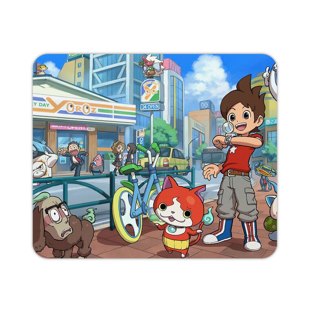 （画像用） 妖怪ウォッチ Yo-kai Watch マウスパッド ステッチ加工 ラバー素材 防水 滑り止め 超薄型 ゲーミング/オフィス対応
