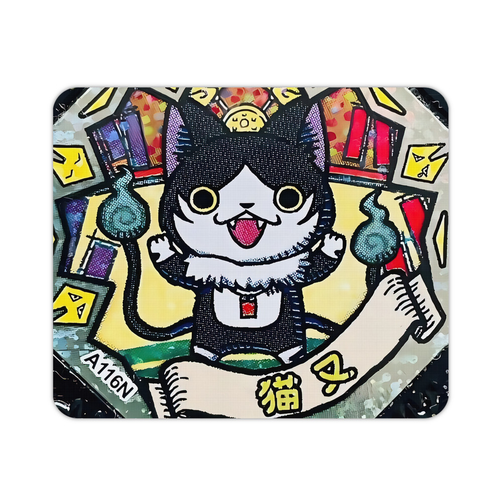 （画像用） 妖怪ウォッチ Yo-kai Watch マウスパッド ステッチ加工 ラバー素材 防水 滑り止め 超薄型 ゲーミング/オフィス対応