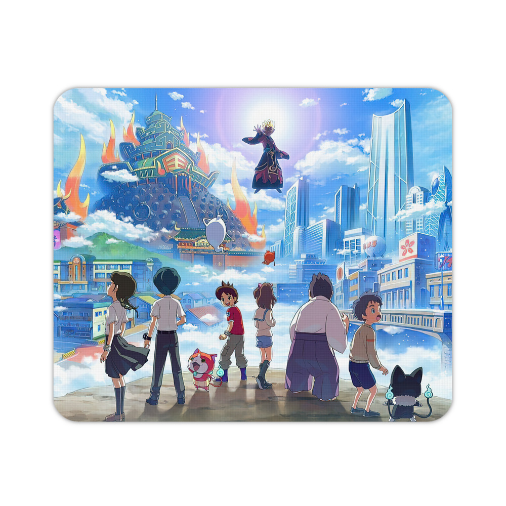 （画像用） 妖怪ウォッチ Yo-kai Watch マウスパッド ステッチ加工 ラバー素材 防水 滑り止め 超薄型 ゲーミング/オフィス対応