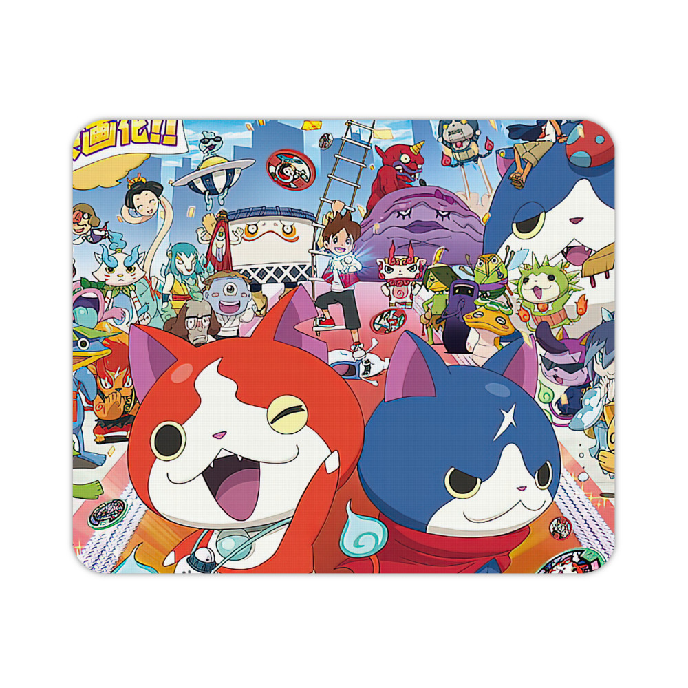 （画像用） 妖怪ウォッチ Yo-kai Watch マウスパッド ステッチ加工 ラバー素材 防水 滑り止め 超薄型 ゲーミング/オフィス対応