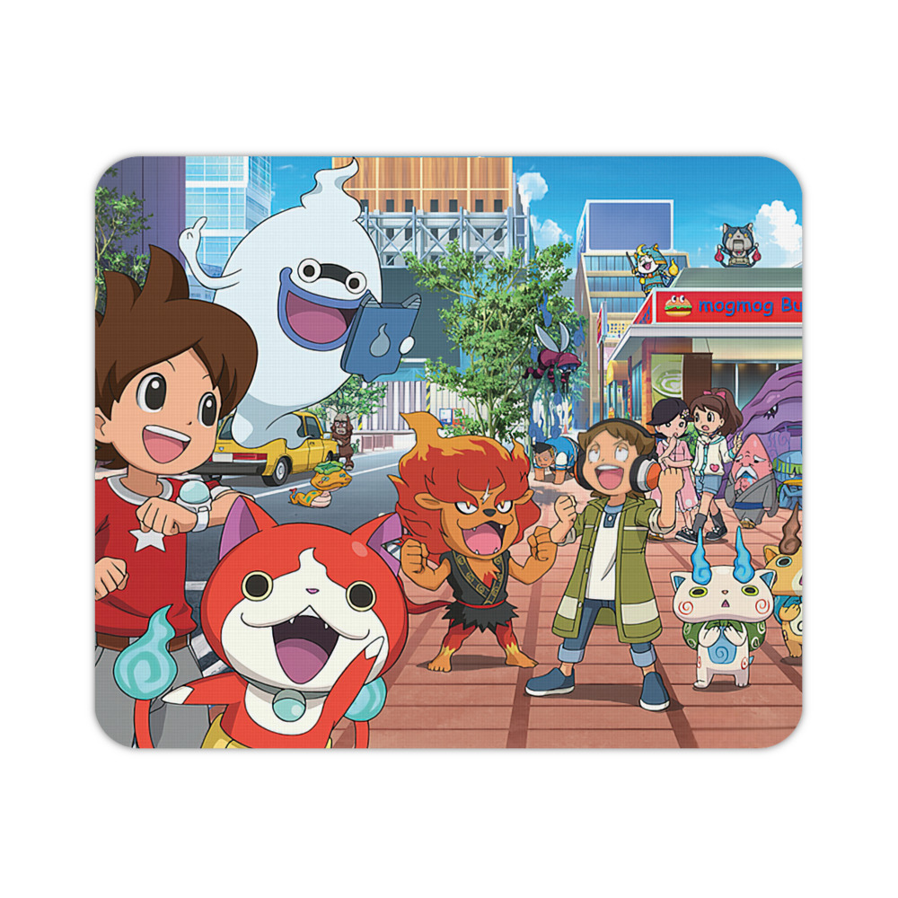 （画像用） 妖怪ウォッチ Yo-kai Watch マウスパッド ステッチ加工 ラバー素材 防水 滑り止め 超薄型 ゲーミング/オフィス対応