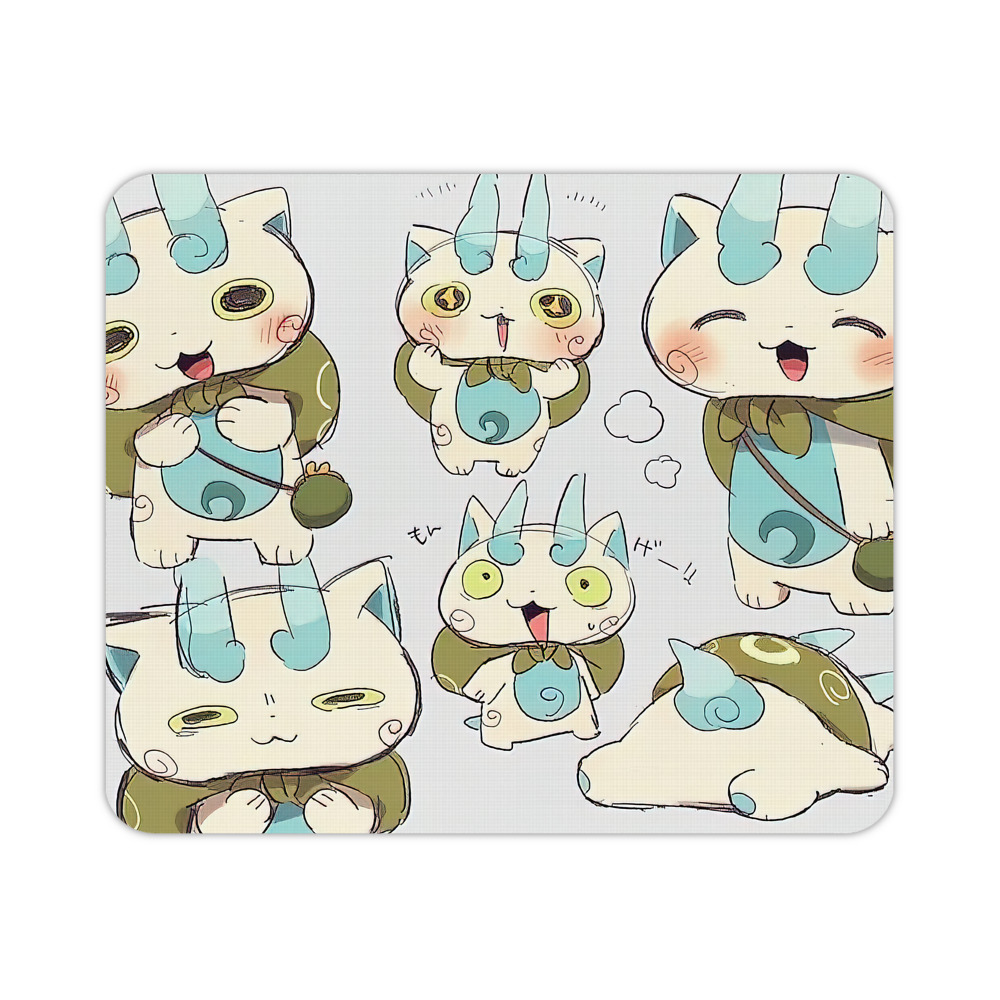 （画像用） 妖怪ウォッチ Yo-kai Watch マウスパッド ステッチ加工 ラバー素材 防水 滑り止め 超薄型 ゲーミング/オフィス対応