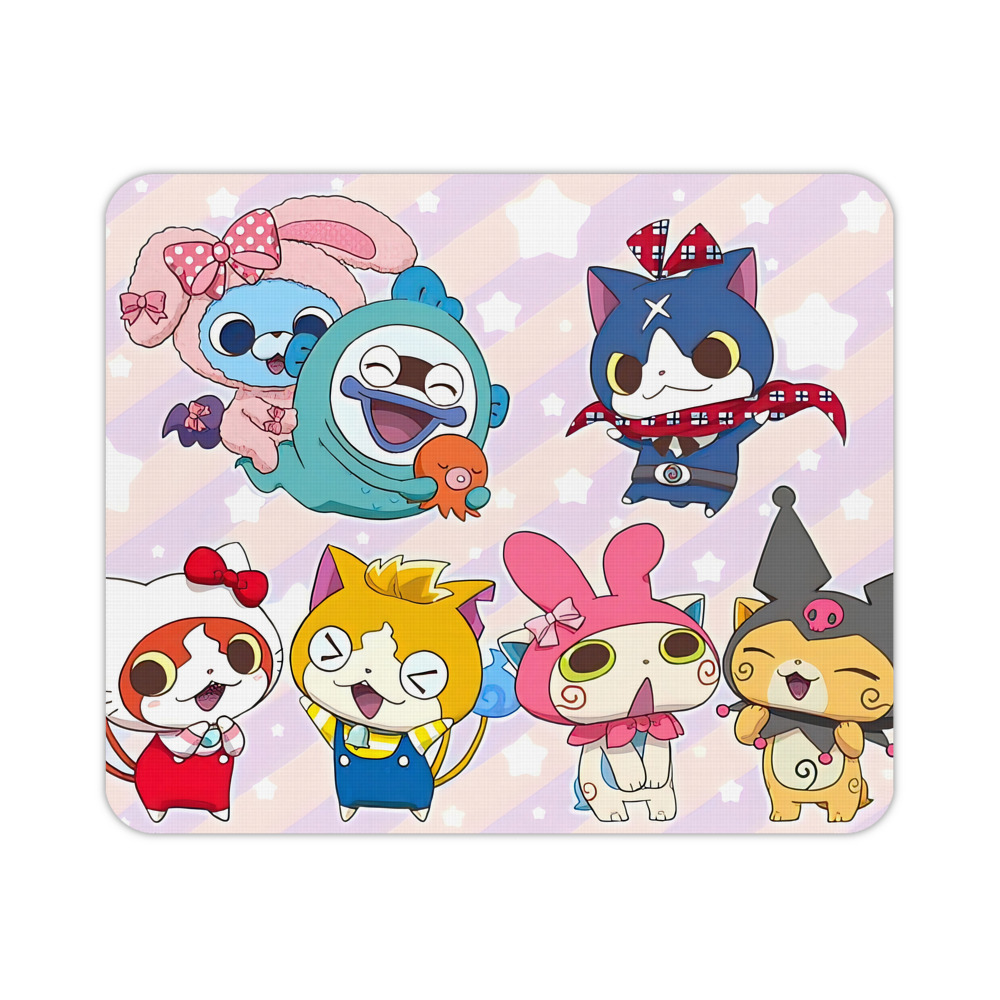 （画像用） 妖怪ウォッチ Yo-kai Watch マウスパッド ステッチ加工 ラバー素材 防水 滑り止め 超薄型 ゲーミング/オフィス対応