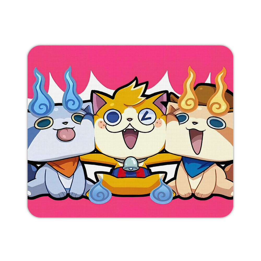（画像用） 妖怪ウォッチ Yo-kai Watch マウスパッド ステッチ加工 ラバー素材 防水 滑り止め 超薄型 ゲーミング/オフィス対応