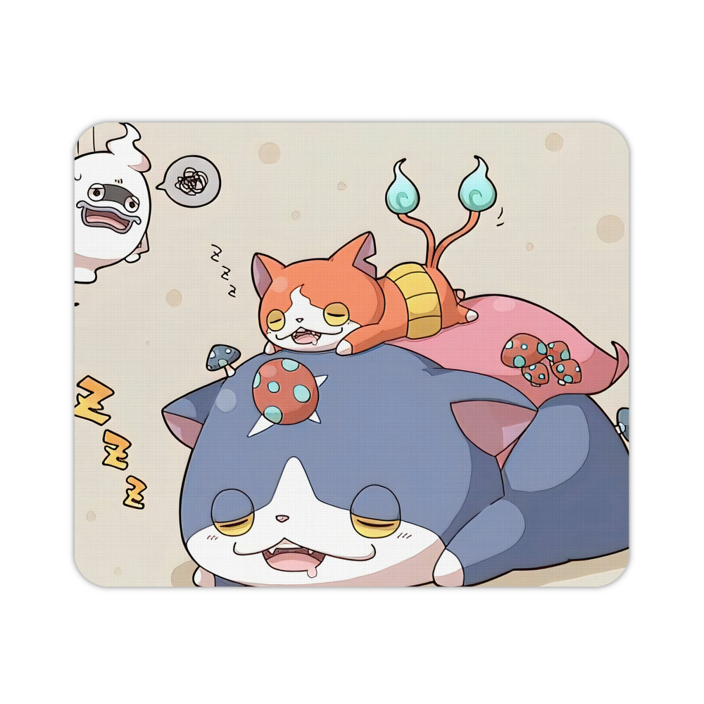 （画像用） 妖怪ウォッチ Yo-kai Watch マウスパッド ステッチ加工 ラバー素材 防水 滑り止め 超薄型 ゲーミング/オフィス対応