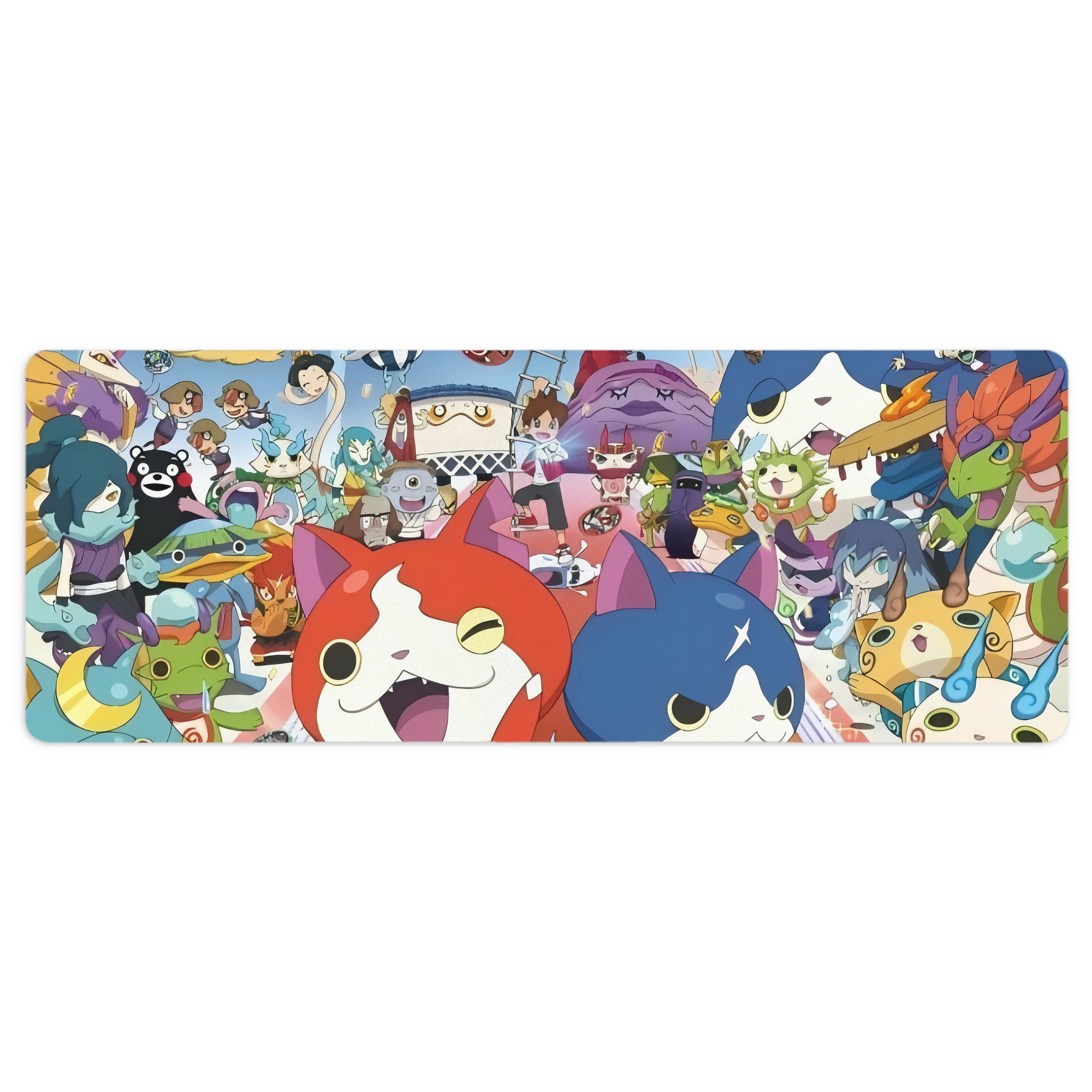 （画像用） 妖怪ウォッチ Yo-kai Watch ステッチ加工 大判デスクマット／滑り止めマウスパッド