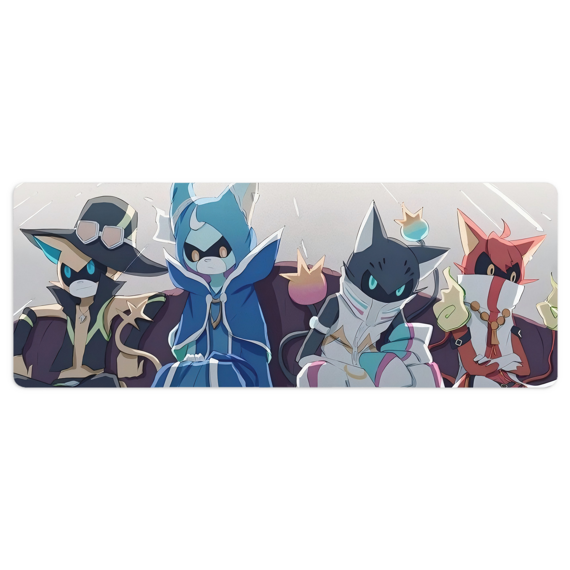 （画像用） 妖怪ウォッチ Yo-kai Watch ステッチ加工 大判デスクマット／滑り止めマウスパッド