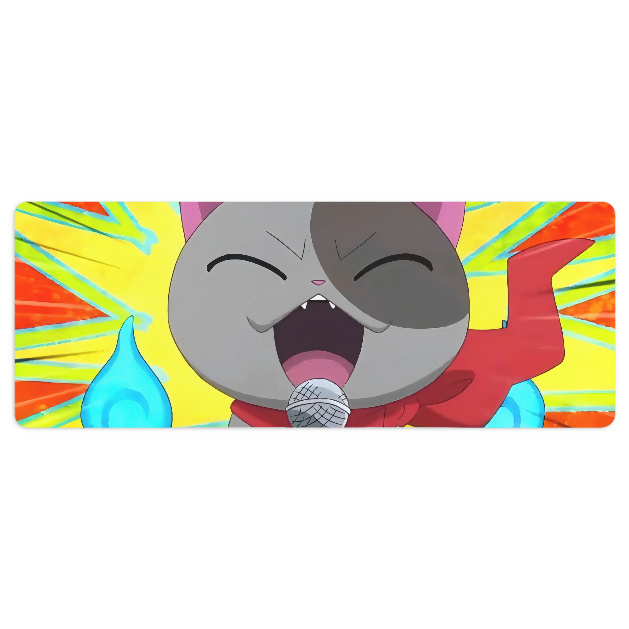 （画像用） 妖怪ウォッチ Yo-kai Watch ステッチ加工 大判デスクマット／滑り止めマウスパッド