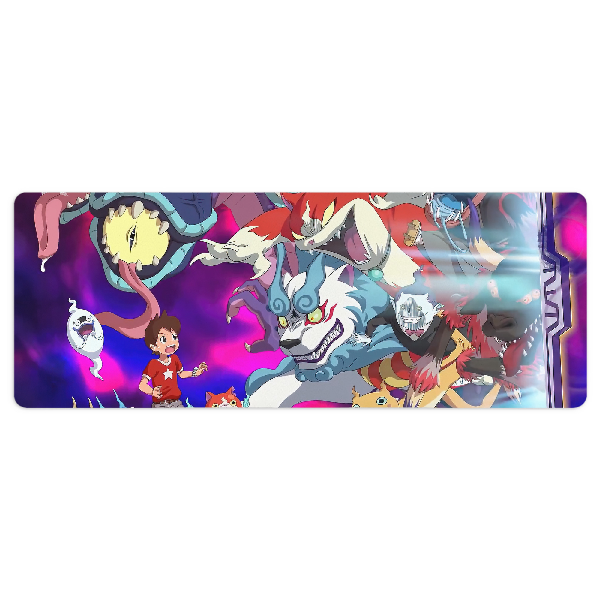 （画像用） 妖怪ウォッチ Yo-kai Watch ステッチ加工 大判デスクマット／滑り止めマウスパッド