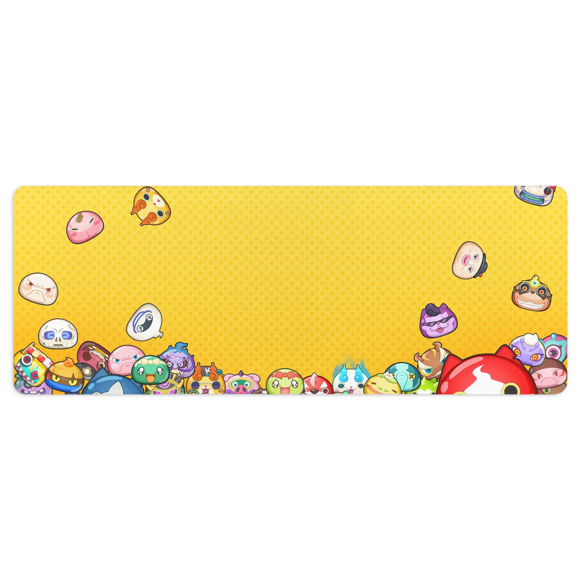 （画像用） 妖怪ウォッチ Yo-kai Watch ステッチ加工 大判デスクマット／滑り止めマウスパッド