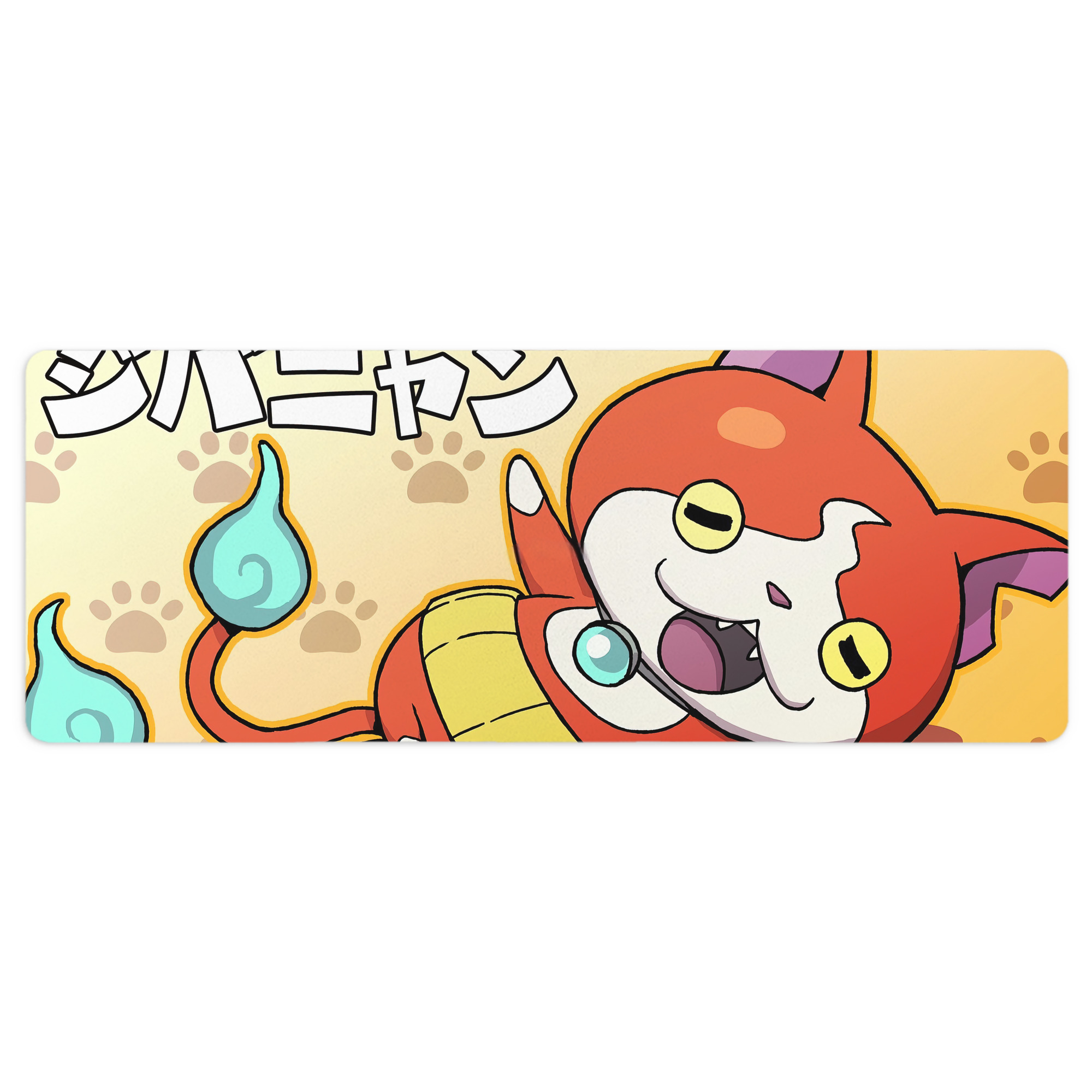 （画像用） 妖怪ウォッチ Yo-kai Watch ステッチ加工 大判デスクマット／滑り止めマウスパッド