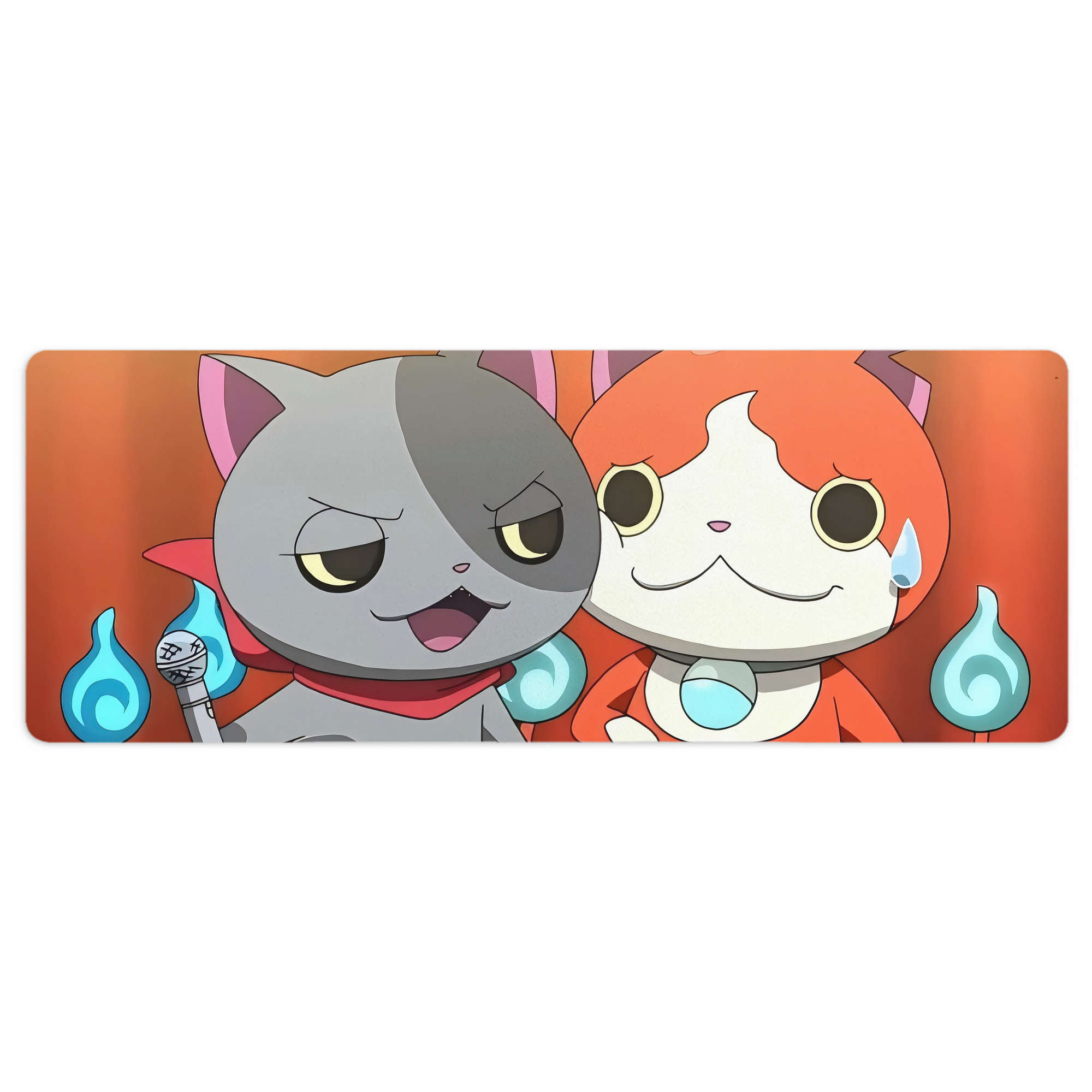 （画像用） 妖怪ウォッチ Yo-kai Watch ステッチ加工 大判デスクマット／滑り止めマウスパッド