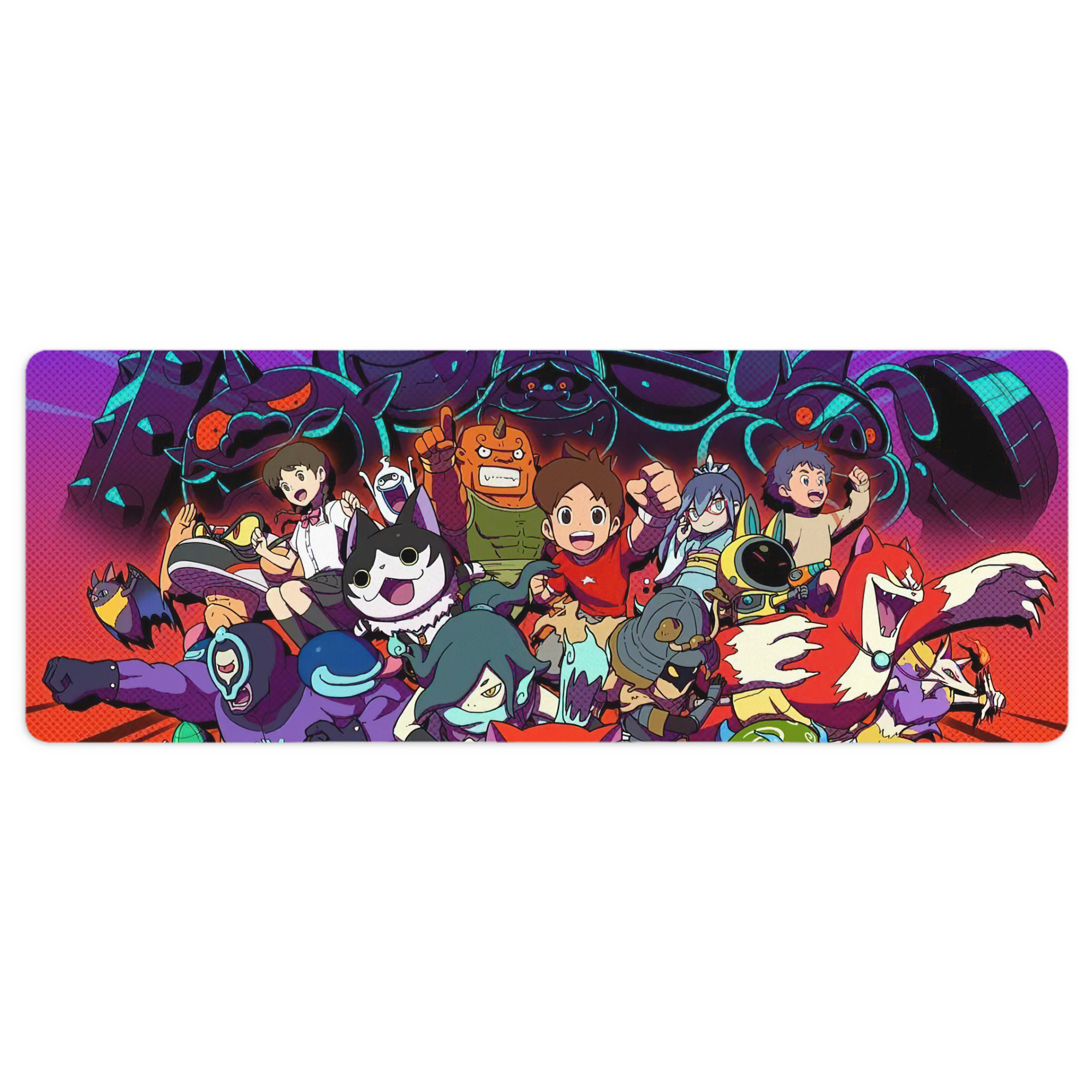 （画像用） 妖怪ウォッチ Yo-kai Watch ステッチ加工 大判デスクマット／滑り止めマウスパッド