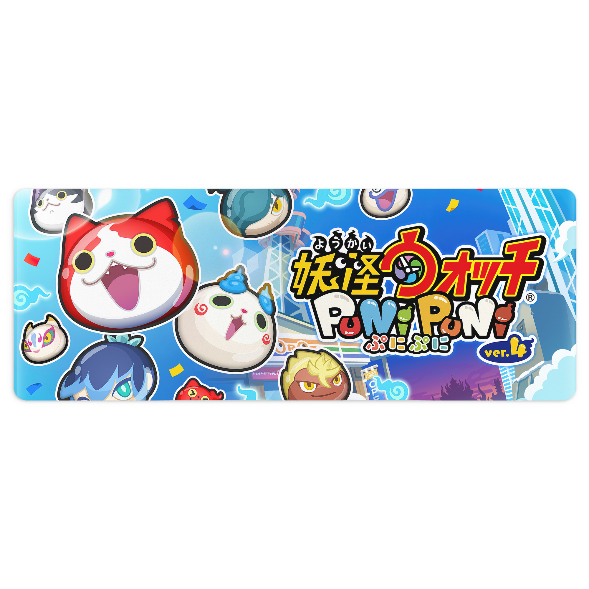 （画像用） 妖怪ウォッチ Yo-kai Watch ステッチ加工 大判デスクマット／滑り止めマウスパッド