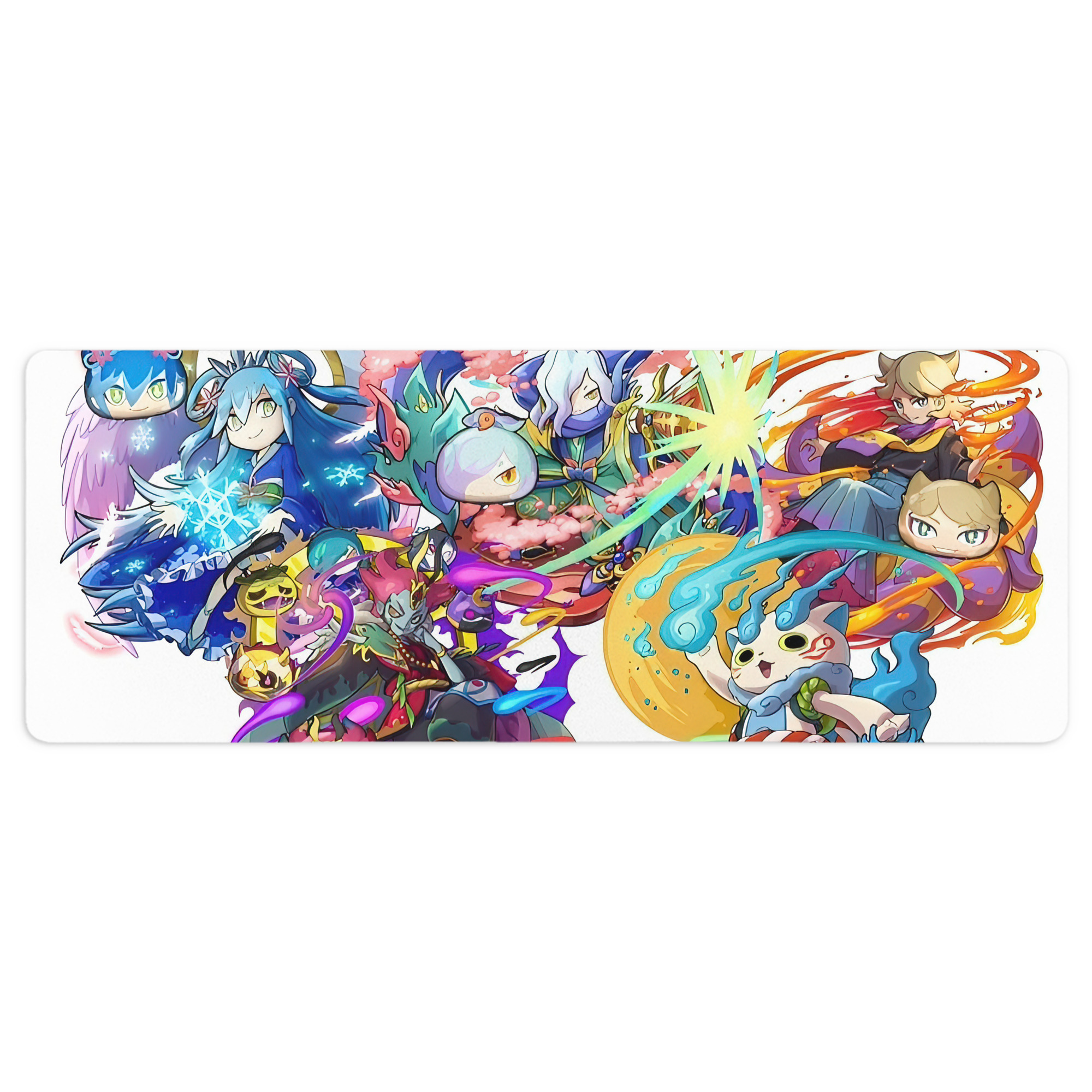 （画像用） 妖怪ウォッチ Yo-kai Watch ステッチ加工 大判デスクマット／滑り止めマウスパッド