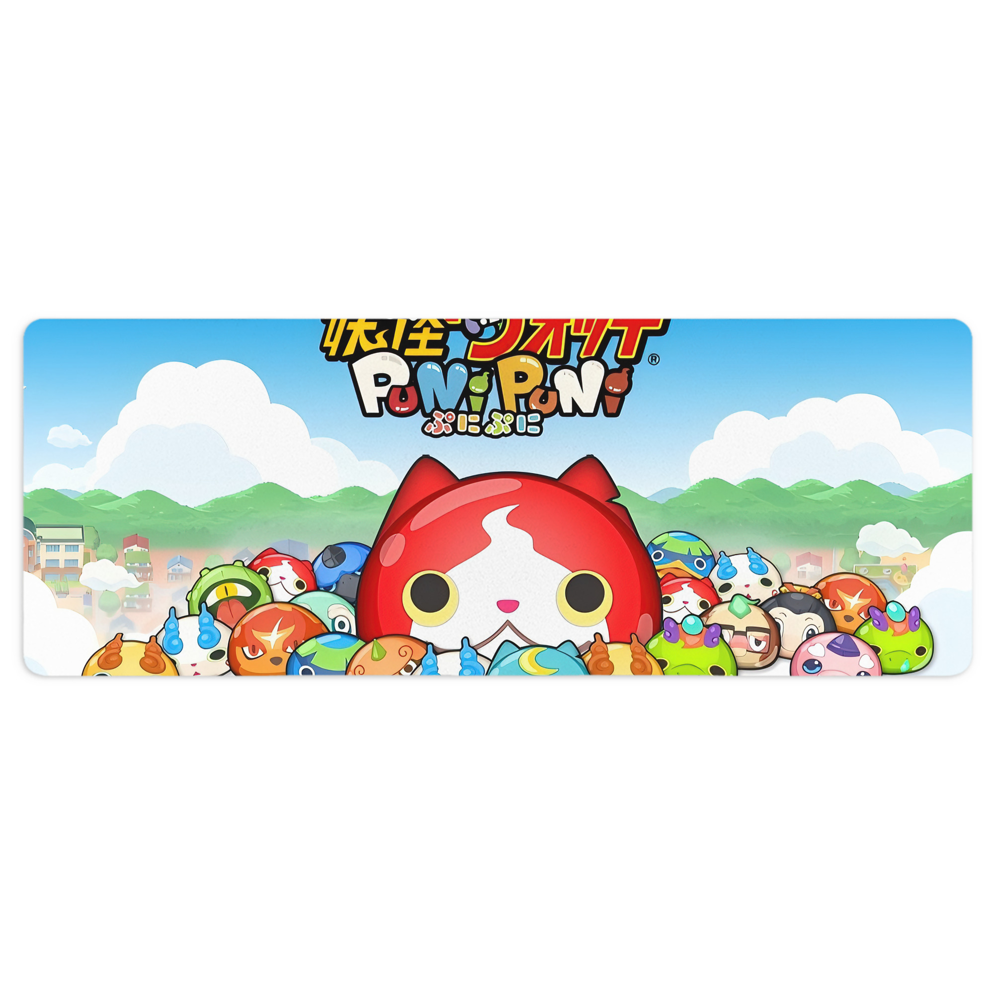 （画像用） 妖怪ウォッチ Yo-kai Watch ステッチ加工 大判デスクマット／滑り止めマウスパッド