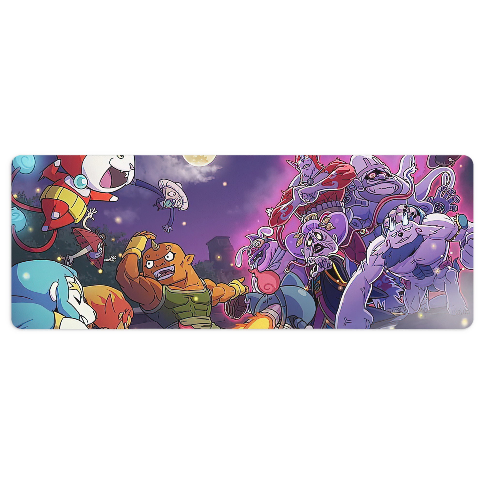 （画像用） 妖怪ウォッチ Yo-kai Watch ステッチ加工 大判デスクマット／滑り止めマウスパッド