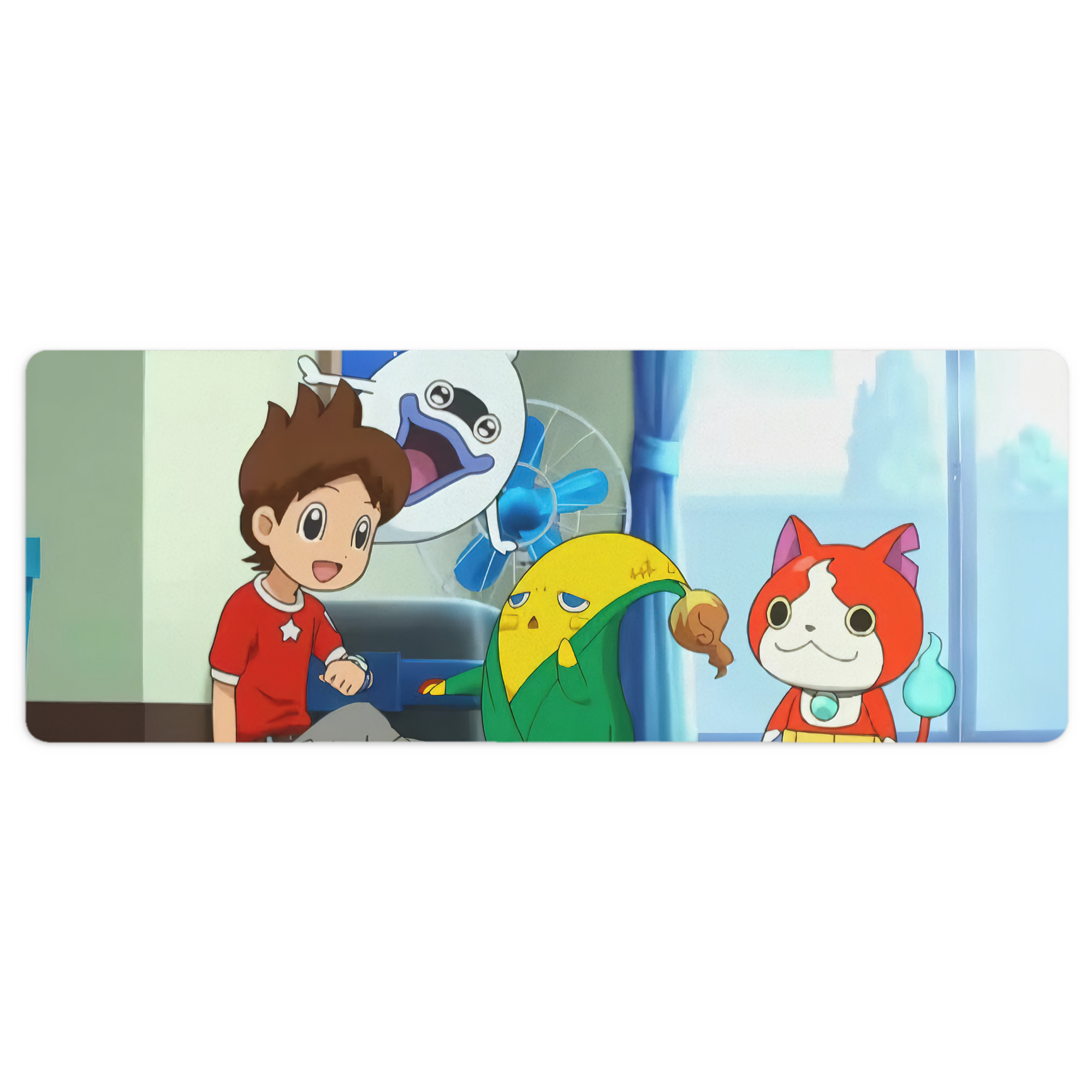 （画像用） 妖怪ウォッチ Yo-kai Watch ステッチ加工 大判デスクマット／滑り止めマウスパッド
